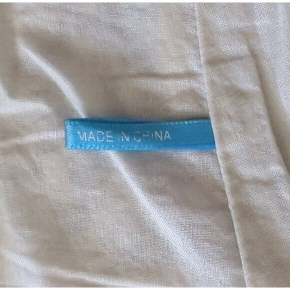 McLaughlin Sz 4 Edie Halter Mini Dress Linen Lined Pockets Sleeveless 60s Mod - Picture 9 of 12